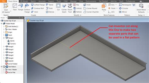 designing a box using sheet metal inventor 2019|autodesk inventor sheet metal.